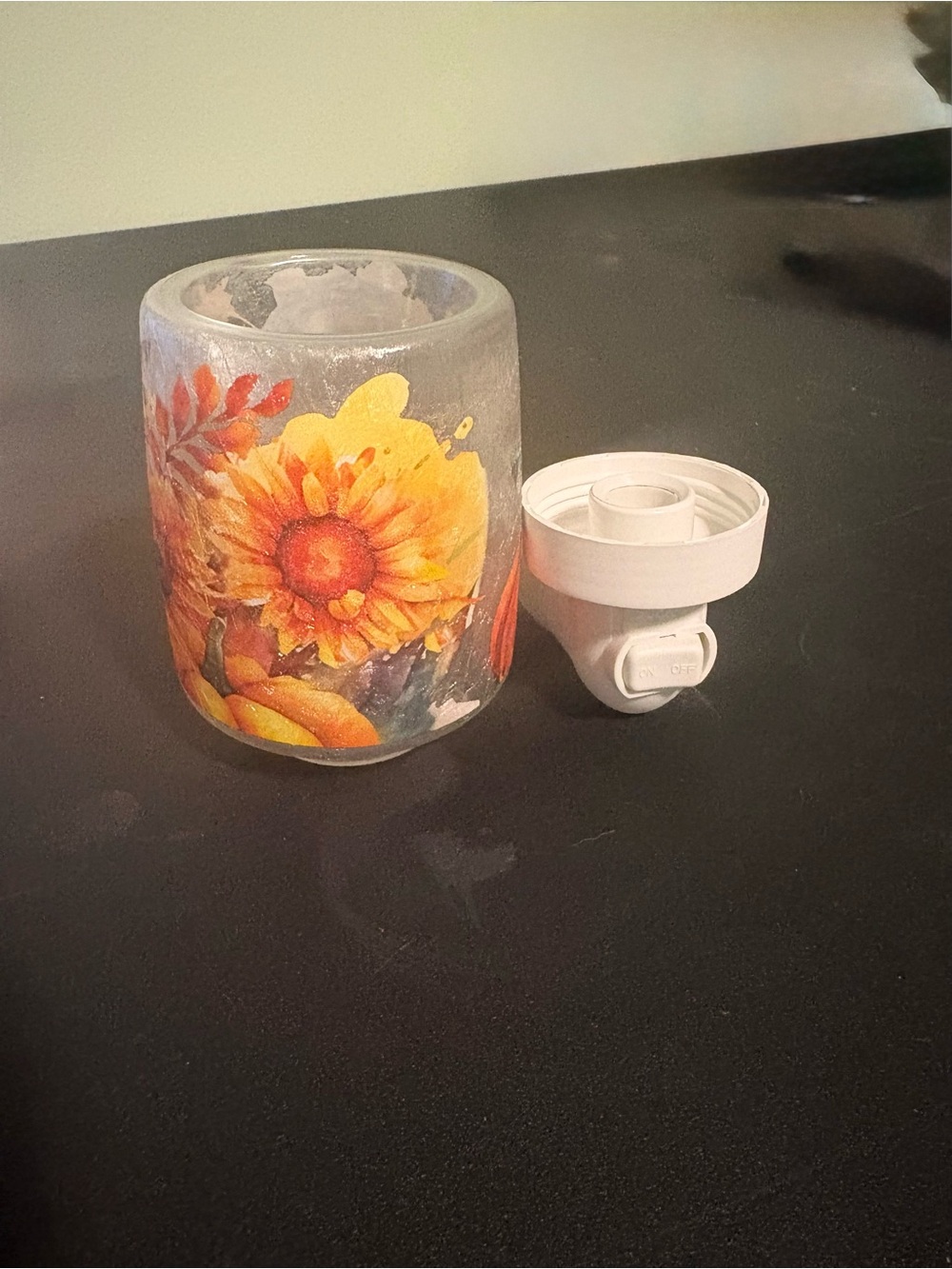 Sunflower Glass Wax Warmer Plug In